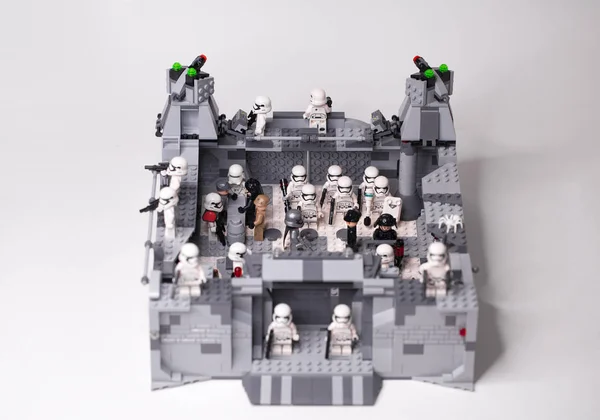 Rusa Samara Febrero 2019 Lego Star Wars Diseñador Casero Militar — Foto de Stock