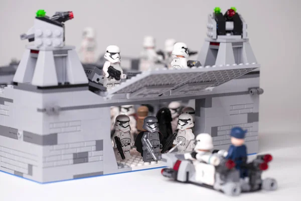 Rusa Samara Febrero 2019 Lego Star Wars Diseñador Casero Militar — Foto de Stock