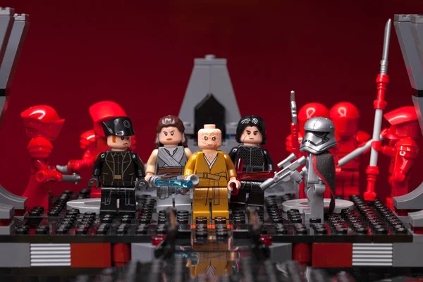 Ryska Samara Februari 2019 Lego Star Wars Minifigurer Star Wars — Stockfoto