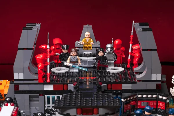 Orosz Samara Február 2019 Lego Star Wars Minifigurát Star Wars — Stock Fotó