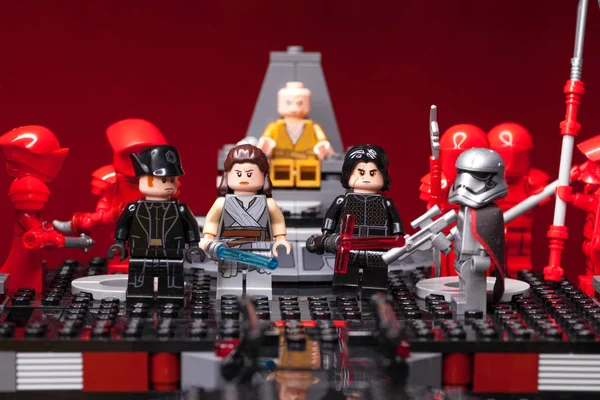 Orosz Samara Február 2019 Lego Star Wars Minifigurát Star Wars — Stock Fotó