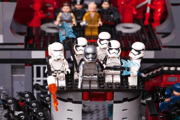 Orosz Samara Február 2019 Lego Star Wars Minifigurát Star Wars — Stock Fotó