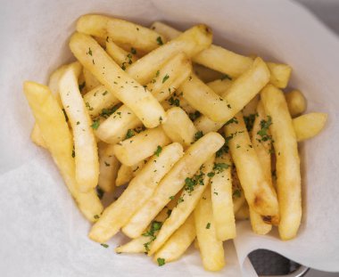  Patates kızartması yığını 