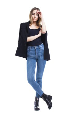 Güzel genç bir kadının portresi. 