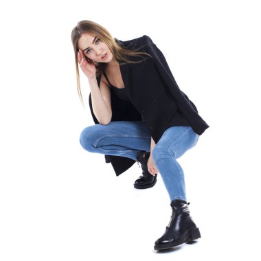 Güzel genç bir kadının portresi. 