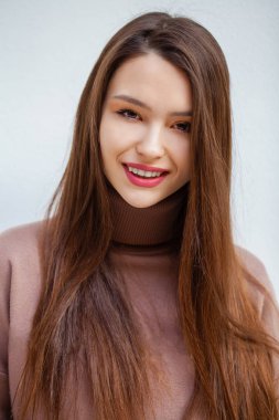 Kapatın kadar moda modeli olun