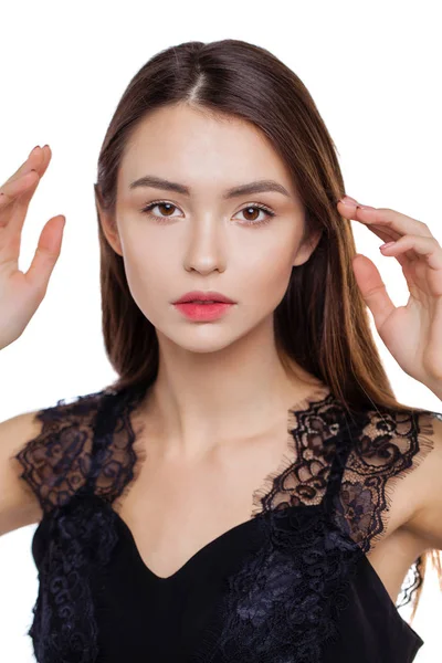 Close up Make up modello di moda — Foto Stock