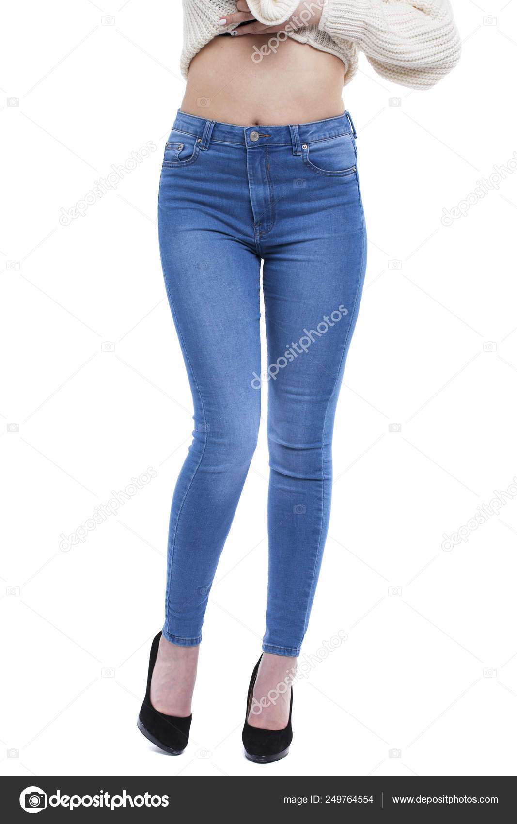 Jeans Con Faja Interna –