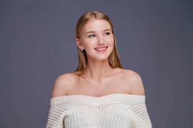 Kapatın kadar moda modeli olun