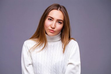 Güzel genç bir kadının portresi. 