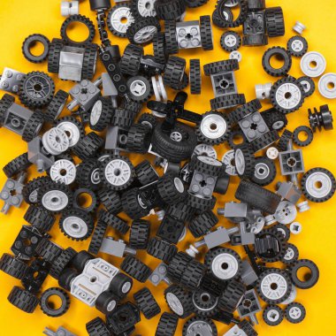 Rus, Mart 16, 2019. Oluşturucu Lego klasik. Küçük ayrıntılar 