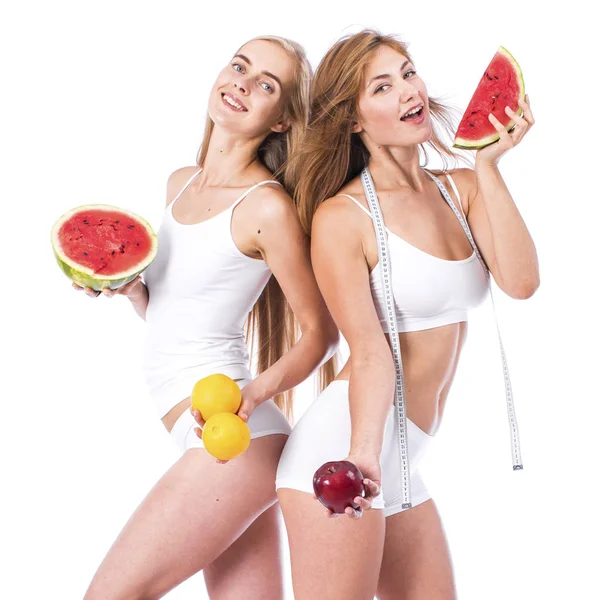 Gyümölcsök és zöldségek a diéta — Stock Fotó