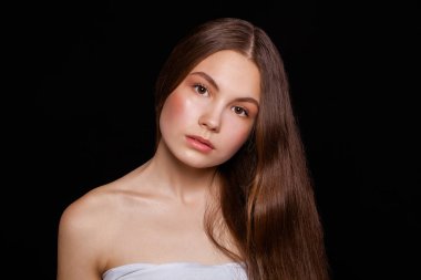 Kapatın kadar moda modeli olun