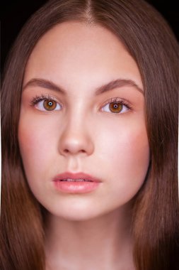 Kapatın kadar moda modeli olun