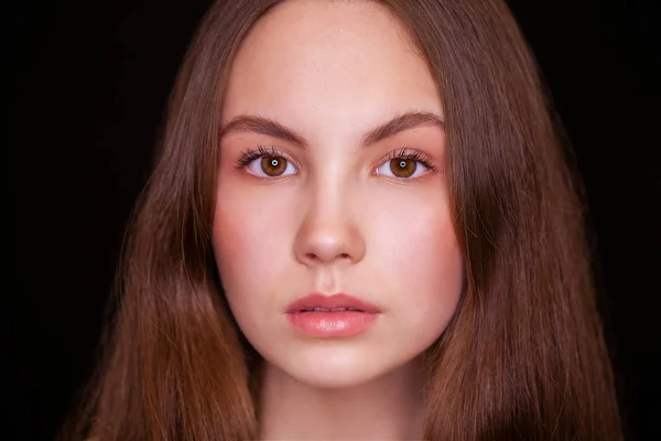 Nahaufnahme Make-up Mode-Modell — Stockfoto