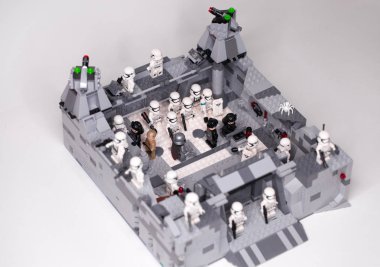 Rusça, Samara - 6 Şubat 2019. Lego Yıldız Savaşları. Tasarımcı hom