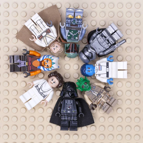 Russisch, Samara-24 januari 2019. Lego Star Wars. Minifiguren — Stockfoto