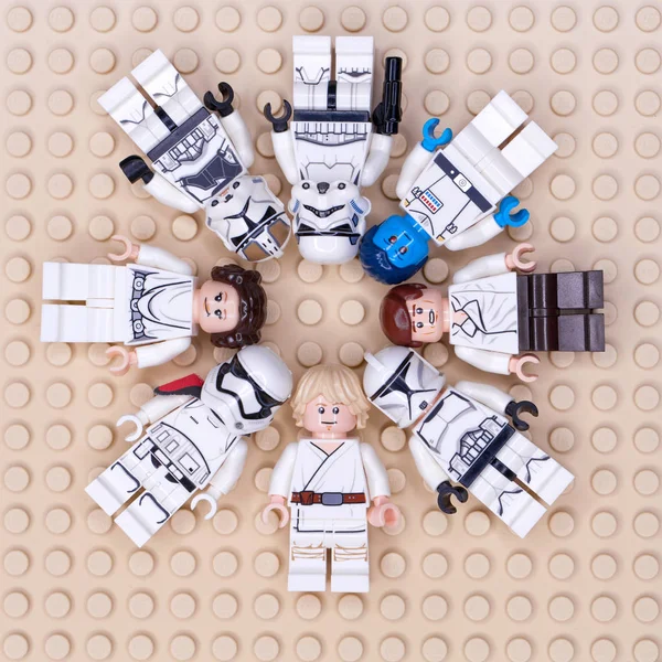 Ryska, Samara-24 januari, 2019. LEGO Star Wars. Minifigurer — Stockfoto