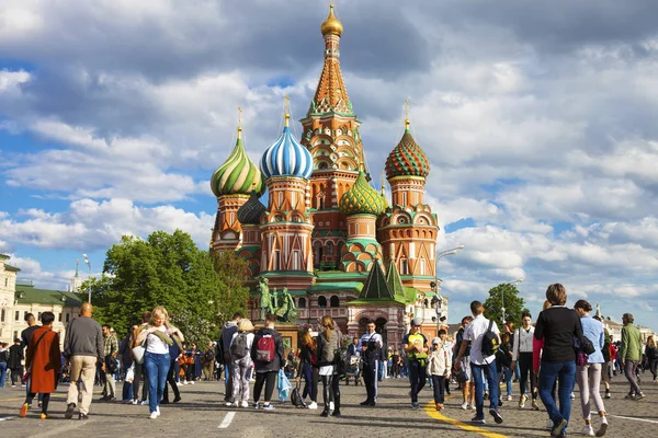 Moskova Kızıl Meydan Yaz 2019 — Stok fotoğraf