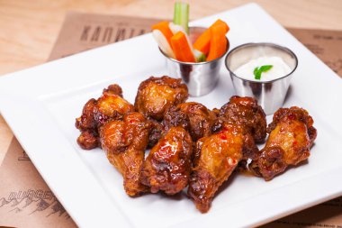 Restoran Gıda Kızarmış Tavuk Wings