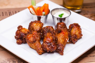 Restoran Gıda Kızarmış Tavuk Wings