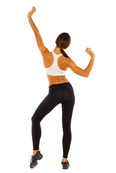 Sport fitness woman back view — Stock Photo, Image