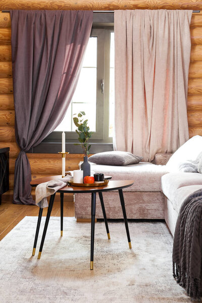 interior in a living room in private house