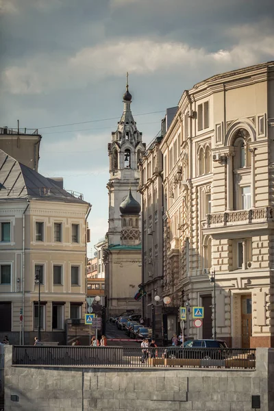 Moskauer Zentrum mit Domkuppeln — Stockfoto