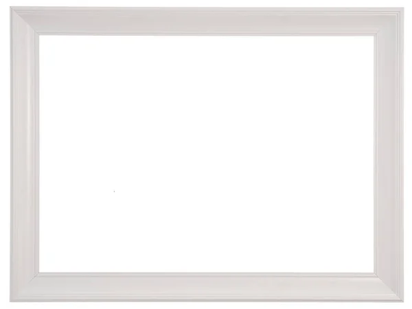 White Frame White Background Isolated Object — Stock Photo, Image