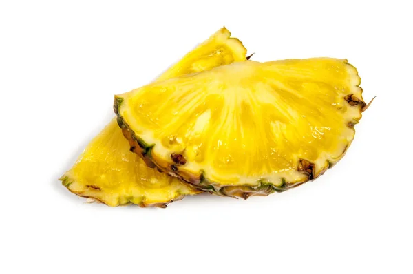 Ananas Slice Isilated White — Stock Photo, Image