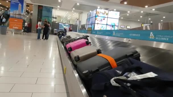 Aeroporto Internacional de Larnaca — Vídeo de Stock