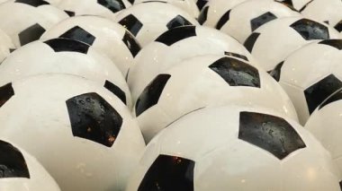 Futbol topu sürü Çeşme yüzen