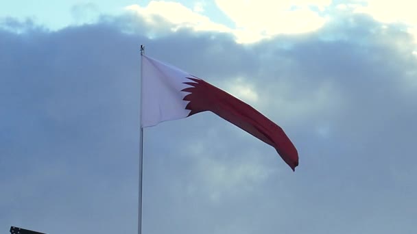 カタールの国旗 — ストック動画