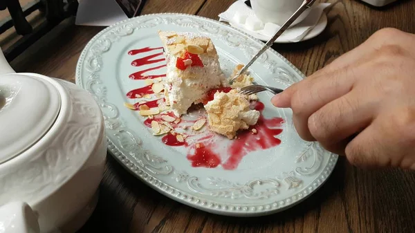 Pastel de merengue casero — Foto de Stock