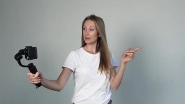 Fasion vardır blogger olun video blog, vlog, fotoğraf makinesi ile