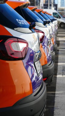 Modern araba otomobiller paylaşımı Grup