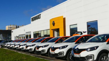 Modern araba otomobiller paylaşımı Grup