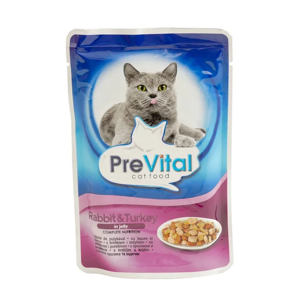 Prevital is een merk van voeding voor de kat. — Stockfoto