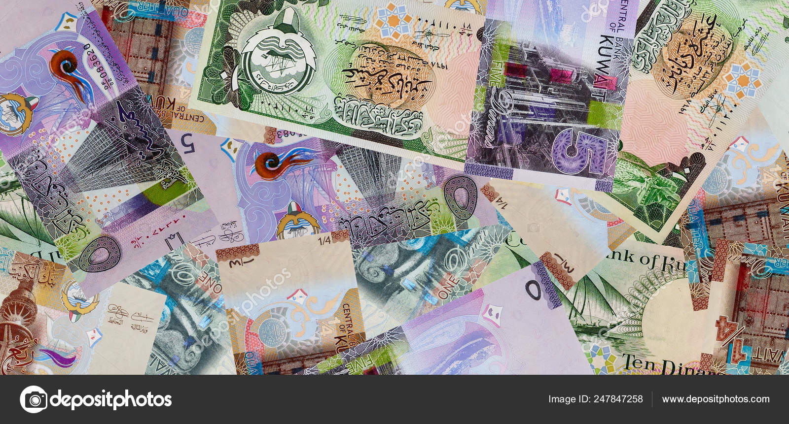 科威特10第纳尔纸币的一角. —— 库存社论照片© gsdonlin #247847258