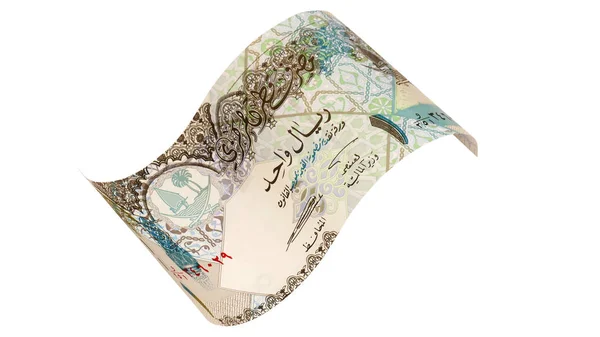 Qatar 1 riyals Billete . — Foto de Stock