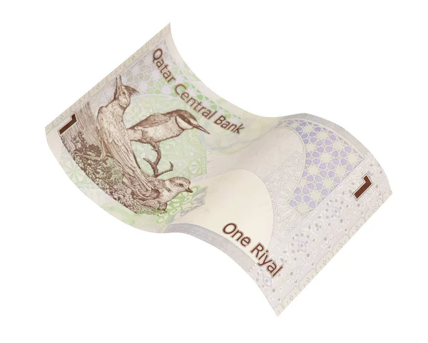 Qatar 1 riyals Billete . — Foto de Stock