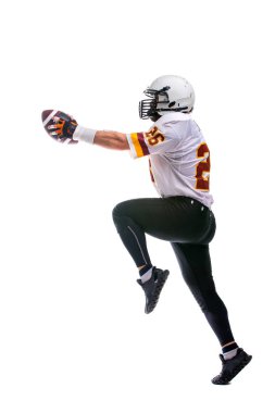 Sakallı Amerikalı futbolcu.