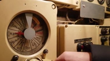 Eski Rus denizaltısının iç