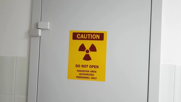X-ışını uyarı işareti — Stok video