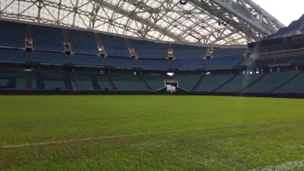 Estadio de fútbol Fischt — Vídeos de Stock