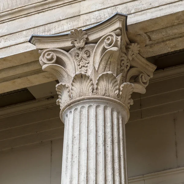 Stone column ancient classic architecture detail — Stock Photo, Image