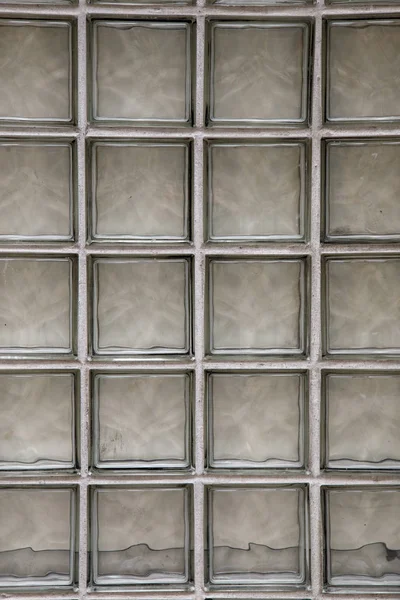 Fundo de parede de tijolo de vidro. Arquitetura interior — Fotografia de Stock