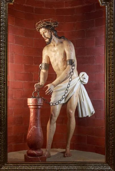 Estátua de Jesus Cristo. Sagrado Coração. Símbolo Cristianismo — Fotografia de Stock