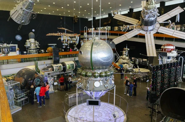 Kaluga, Russia, September 17, 2017: Interior of the Cosmonautics Museum in the city of Kaluga — Stock Photo, Image