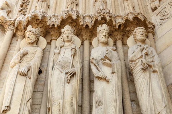 Paříž, 27 březen 2017: Architektonický detail kostela Notre Dame de Nice, Francie — Stock fotografie